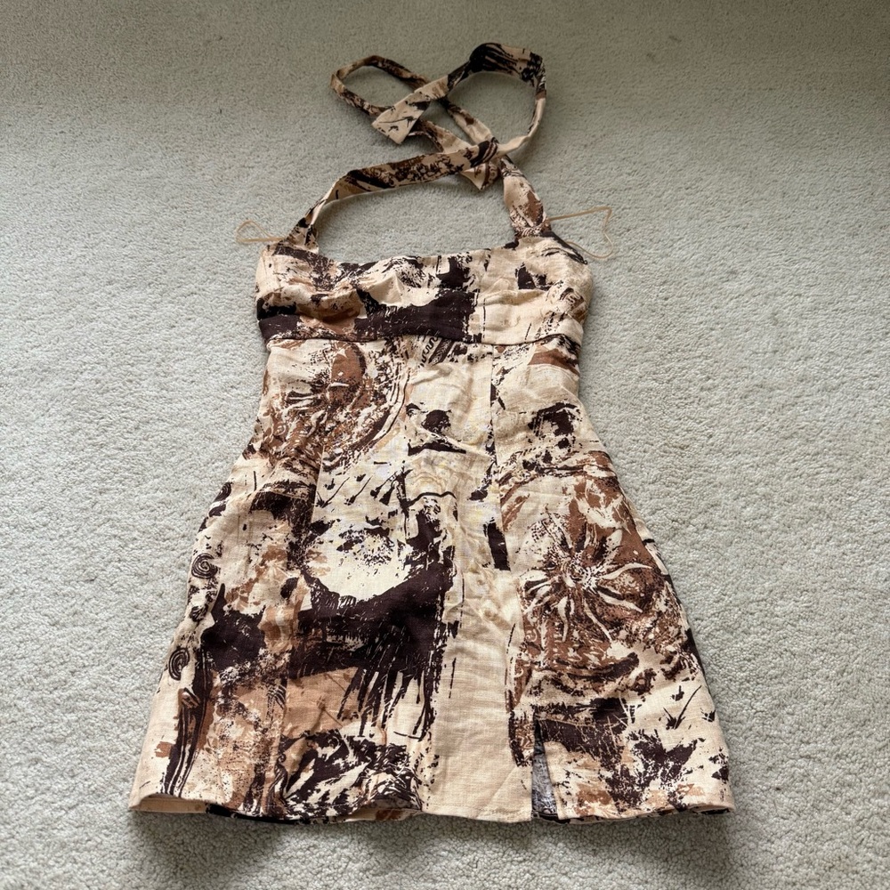 Reformation Isha Linen Dress